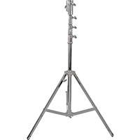 Matthews Sky High Triple Riser Combo Steel Stand with Rocky Mountain Leg, Supports 50 lbs, Maximum Height 183" (15'), Chrome.