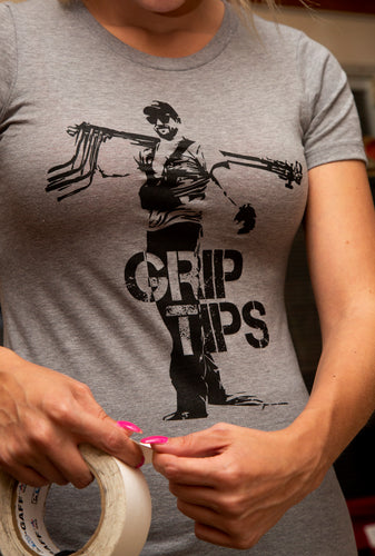 Grip Tips 1st Tee (Grey) Ladies Style